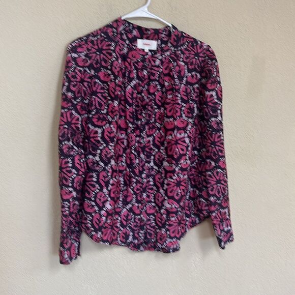 Xirena NWT womans Floral Button Down Blouse top size XS - Picture 3 of 5